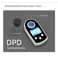 Analyseur d'eau portable Kit de test de chlore Conformité totale résiduelle gratuite du spa de piscine Facile à utiliser