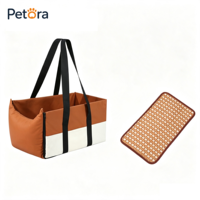 Sac de transport matelassé de luxe Petora pour chien, anti-rayures, pour l'extérieur et la voiture