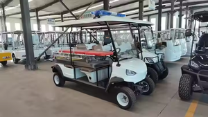 Chariot de golf électrique CE pour ambulance et brancard de premiers secours, avec équipement médical écologique pour routes non publiques - Product Image 2