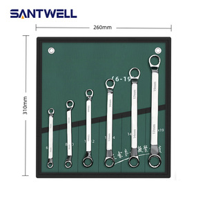 Professional Thin Neck Box End Wrench Set Metric Size 6-24mm for Mechanical Maintenance - Product Image 4
