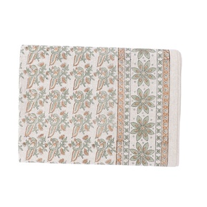 Mantel elegante en línea de calidad superior, bloque de mano impreso, fundas decorativas duraderas y elegantes para mesa de comedor para el hogar moderno - Product Image 1