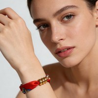 Bracelet Écharpe Bohème en Fer, Tendance et Populaire, Coloré, Élégant, Rétro, Style Français, Petit Bracelet Écharpe à la Mode