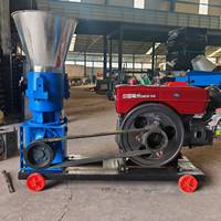 Mélangeur automatique diesel HD 2026 pour aliments du bétail et de la volaille, capacité 100-1000 kg/h, en fonte, 220V, neuf