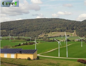 Production d'énergie éolienne horizontale 5KW 10KW sur réseau hors réseau système hybride <span class=keywords><strong>kit</strong></span> de turbine éolienne domestique pour ferme usine - Product Image 4