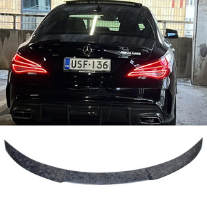 For W117 C117 CS Style Forged Carbon Fiber Rear Spoiler Trunk Wing 2013-2019 - Product Image 1