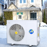 HVAC-systeem lucht-water warmtepomp EVI volledig DC-inverter hybride AC/DC zonne-energie met WiFi automatisch R410A klasse A+++ roestvrij staal