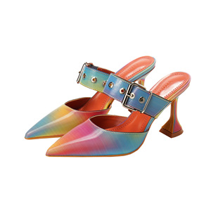 Nouvelles Sandales d'été 2025 de Créateur à Talons Chaton pour Femmes, avec Boucles Sexy - Product Image 5