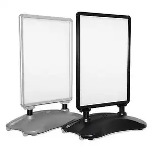 Tablero de Marco A2 a para exteriores, soporte de póster con base de agua, letrero de exhibición de <span class=keywords><strong>pavimento</strong></span> con ruedas para publicidad - Product Image 1