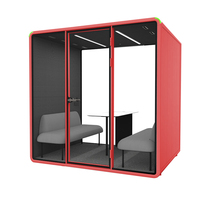 Hecor Prefab Office Pod Sound Insulation Booth Waterproof Modular Cabin Outdoor Garden Silent Working Privacy Space
