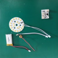 Kit de carte de commande tactile LED USB 5V en vrac, alimenté par batterie rechargeable, module LED blanc pour projet de lampe à base en bois DIY
