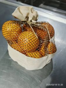 Sac en filet de lin <span class=keywords><strong>pour</strong></span> l'emballage des fruits, sac en filet de lin <span class=keywords><strong>pour</strong></span> l'emballage des pommes, des oranges, des pamplemousses, emballage de fruits haut de gamme <span class=keywords><strong>pour</strong></span> les supermarchés - Product Image 4