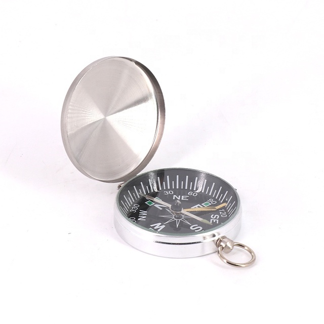 Camping Survival Compass Metal Pocket Watch Style Camping Compass