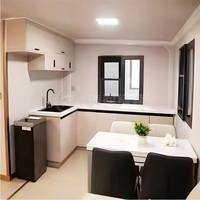 Casa Contenedor Prefabricada, Diseño Modular Unificado para Campamentos, Diseño Centralizado para Alojamiento de Personal de Grandes Grupos de Construcción