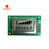 Module LCD Afficheur à segments 6 chiffres TN Transflectif positif Jauge de carburant E-F Bar 5V SML06282