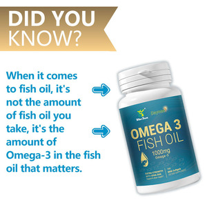 Cápsulas de aceite de pescado omega 3 de marca privada OEM, 1000 mg, que favorecen la salud del corazón y el cerebro, suplementos dietéticos de aceite de pescado en cápsulas. - Product Image 2