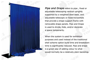 โครงฉากหลังงานแต่งงานแบบท่ออลูมิเนียมขนาด 10' x 10' พร้อมสีและโลโก้ที่กำหนดเองได้ สไตล์โรแมนติก สำหรับตกแต่งเพดานงานอีเว้นท์ - Product Image 5