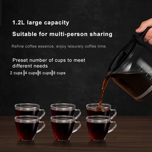 Machine à café à <span class=keywords><strong>filtre</strong></span> automatique numérique de style américain en gros <span class=keywords><strong>avec</strong></span> moulin à café - Product Image 6