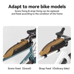 Qunature étanche Bikepacking cadre sac longue Distance route montagne Touring Tube supérieur Net poche vélo sac - Product Image 5