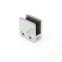 Nouvelle conception de pince à verre plat pour verre de 6 mm, pince de fixation pour cloison en verre, support pour garde-corps en verre, accessoires