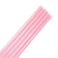 Pailles réutilisables décorées en gros, très demandées, 300 mm x 10 mm, en PP alimentaire pour gobelet de 40 oz
