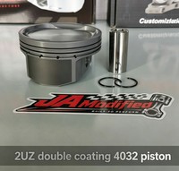 Piston forgé à double revêtement Toyota 2UZ-FE 4032 pour moteur V8 4.7L, idéal pour une mise en valeur des performances