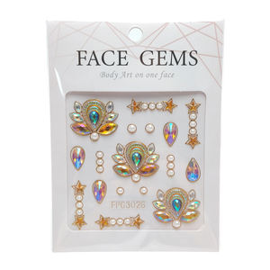 Lindas pegatinas decorativas DIY para pintar tatuajes <span class=keywords><strong>en</strong></span> cejas, cara y <span class=keywords><strong>frente</strong></span> para niñas, adolescentes y niños. - Product Image 1