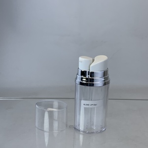 Bouteille vide en PETG à pompe double chambre pour huile visage, 30, 10, 20 ml – Flacons airless doubles pour sérum et lotion - Product Image 4