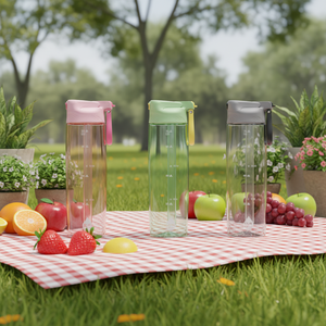 Bouteilles d'eau en plastique transparentes de grande taille, sans BPA, en Tritan, avec paille, personnalisables avec logo du fabricant, <span class=keywords><strong>pour</strong></span> la motivation - Product Image 5