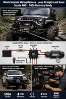 Rakitan Kabel Isolasi EPDM Inti Tembaga Kaleng Kit Kontaktor 4WD Universal untuk Mobil