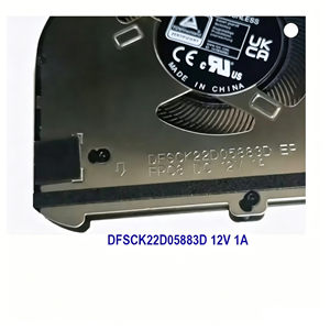 พัดลม CPU สำหรับแล็ปท็อปสำหรับ ASUS Vivobook 16X S5602 M5602 14X S5402 M5402 <span class=keywords><strong>S5602ZA</strong></span> คูลเลอร์โปรเซสเซอร์หม้อน้ำ 13NB0XA0T01011 13N1-EUP0212 - Product Image 4