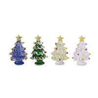 Ornement de Noël en verre fait main – Sensation Internet populaire, décoration solide en fil métallique pour voiture, bureau, Noël