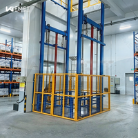Vertikaler Lastenaufzug, Hydraulischer Wandmontierter Fracht-Aufzug für Keller, Kleiner Güteraufzug