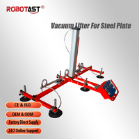 Pengangkat Lembaran Logam Kelas Industri Terlaris, Pneumatik Vakum Karet Suction Cup 300kg Langsung dari Pabrik Dengan Jib Crane
