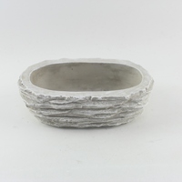 Pot de fleurs créatif en ciment pour la décoration de jardin et de maison, pot unique en béton pour plantes succulentes - Prix de gros