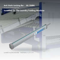 Barre antistatique XK-790BG à décharge corona pulsée CA pour équipements de blanchisserie et textiles