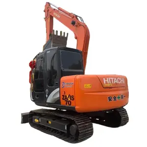 Miniexcavadora Flexible Usada Hitachi ZX70 de 7 Toneladas, de Segunda Mano, 100% Original de Japón, Retroexcavadora Hidráulica en Oferta - Product Image 1