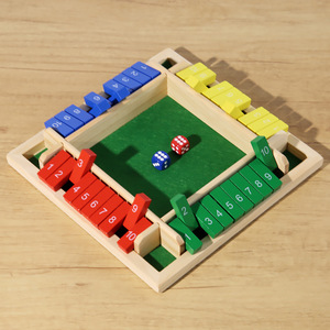 Gioco da Tavolo in Legno a 4 Lati con Dadi, Giocattolo Educativo per l'<span class=keywords><strong>Apprendimento</strong></span> della <span class=keywords><strong>Matematica</strong></span> e dell'Aritmetica per Bambini - Product Image 5
