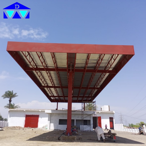 Structure de toit de station-service en acier sur mesure, résistante, pour abri de pré-terrain - Product Image 2