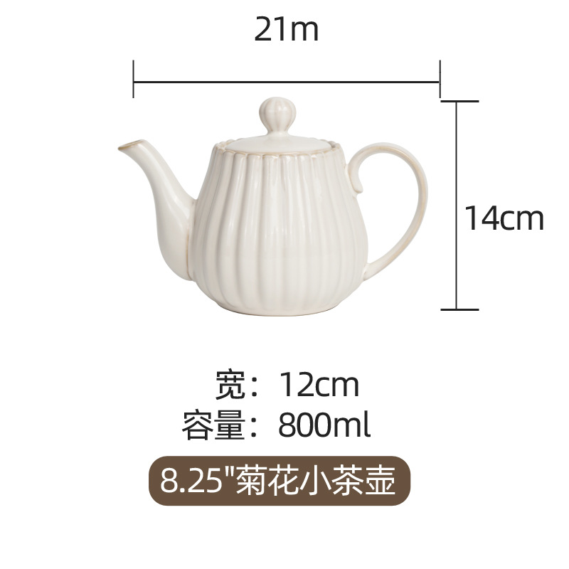 กาน้ำชาขนาดเล็ก 825 นิ้ว 550 มล. 24 ชิ้น/กล่อง