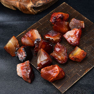 Piedra de Ágata Roja Natural al por Mayor, Cristal Irregular para Decoración del Hogar, Regalo Único para Colección - Product Image 2