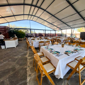 <span class=keywords><strong>Chapiteau</strong></span> de mariage de tente de fête de toit transparent à cadre en aluminium noir robuste à vendre - Product Image 3