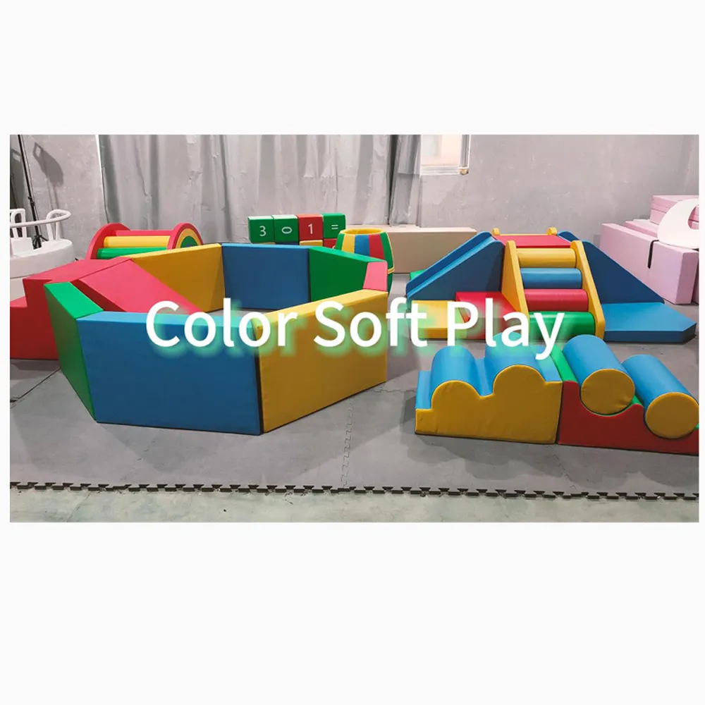مجموعة ألعاب لينة ملونة للبيع بالجملة من Bettaplay، معدات لينة للأطفال الصغار داخل المنزل للإيجار