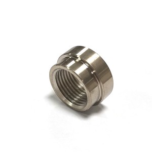 Écrou de soudure à tête ronde en acier nickelé M18*1.5, raccord fileté pour système d'échappement, pièces de modification et de réparation automobile - Product Image 1