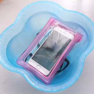 Grande pochette étanche pour téléphone, support transparent universel pour téléphone portable, sac étanche avec cordon de <span class=keywords><strong>cou</strong></span> pour la plage et la piscine - Product Image 4