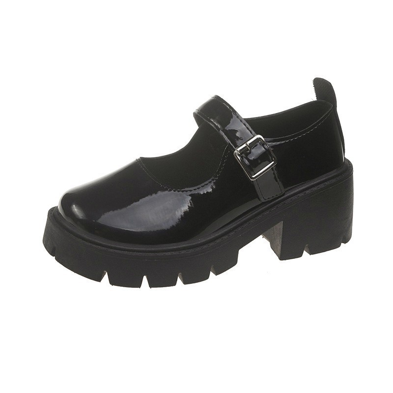 New single-ear leather shoes