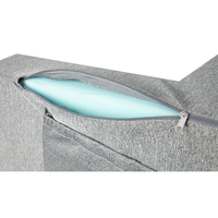 Coussin de lecture et de repos personnalisable en mousse à mémoire de forme, doux, avec repose-bras, pour lit et table, idéal pour le gaming