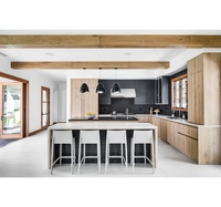 Armoires de cuisine et de rangement en bois plaqué, sur mesure, design de luxe 100% personnalisé