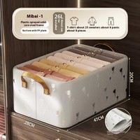 Récipient de rangement en tissu d'estampage de feuille d'or Boîte de rangement pour la maison Garde-robe de ménage Vêtements Panier de rangement pliant pour l'organisation
