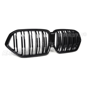 กระจังหน้ารถยนต์สำหรับ BMW X6 G06 2020+ รุ่น Racing Sport สีดำเงาแบบสองแถบ  อะไหล่เปลี่ยนกระจังหน้าหม้อน้ำ - Product Image 3