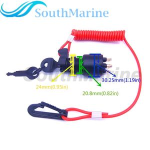 175974 5005801 Interrupteur d'allumage et ensemble de clés avec cordon pour <span class=keywords><strong>moteur</strong></span> hors-bord OMC Johnson <span class=keywords><strong>Evinrude</strong></span> 40-200HP - Product Image 5